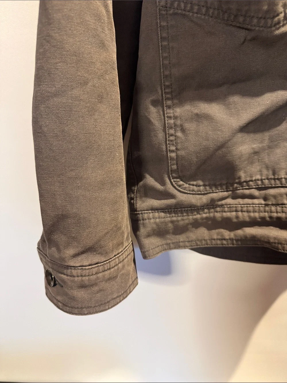 Vans Men's Gray Hooded Utility Field Jacket